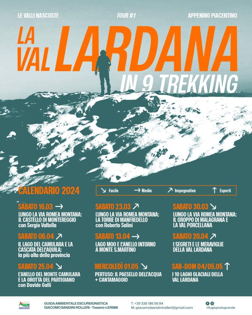 La val Lardana e i suoi trekking